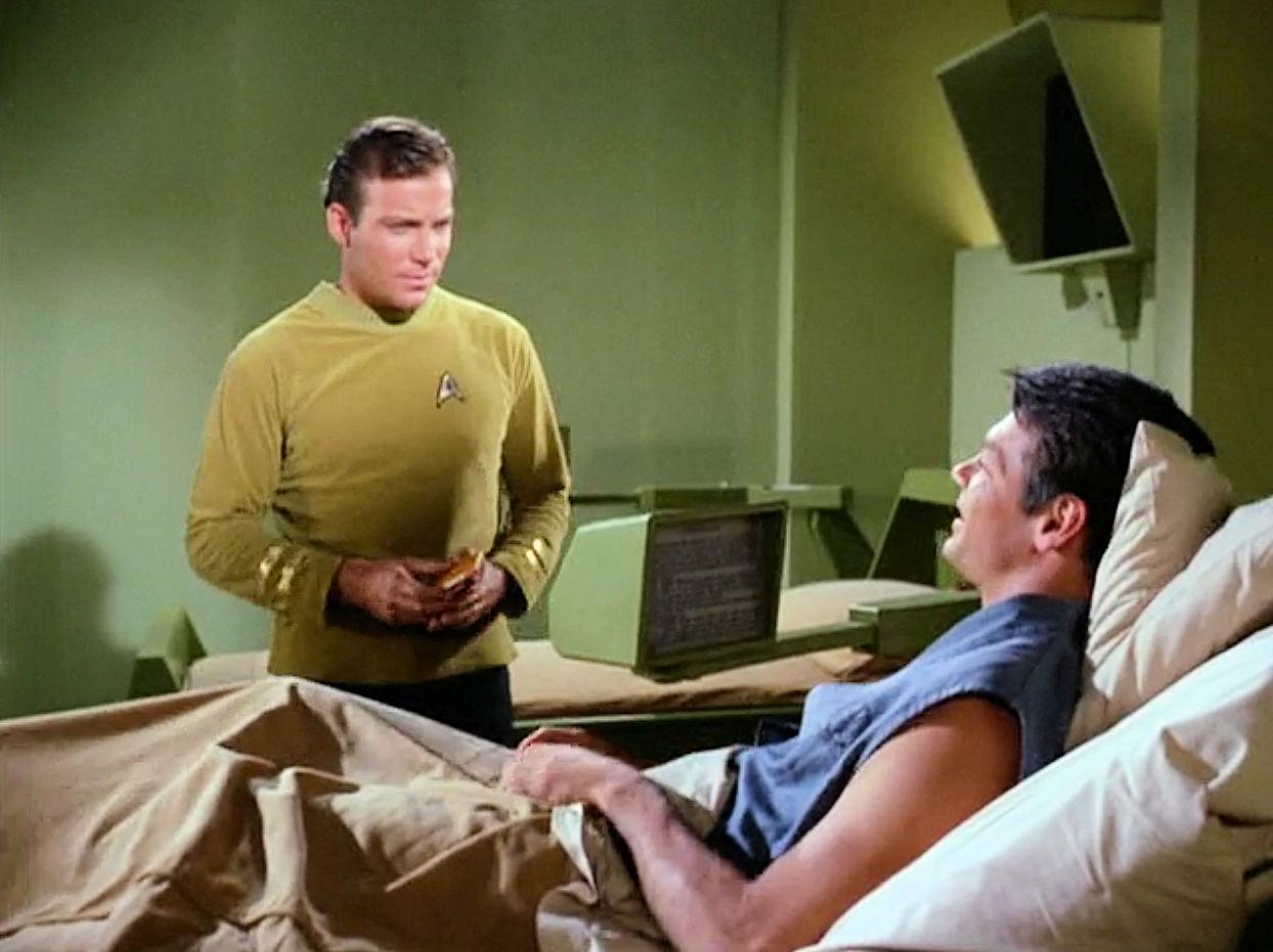 Screen shot from Star Trek episode