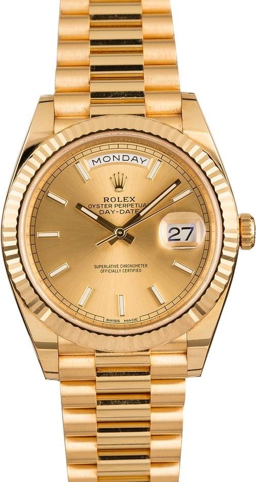 Rolex Watches Day-Date 40 Solid Gold