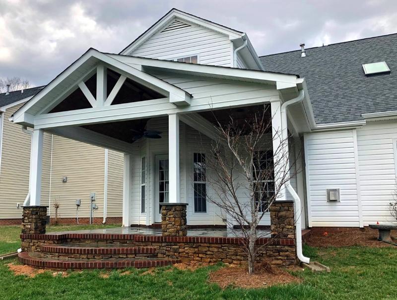 farmhouse porch Greensboro NC