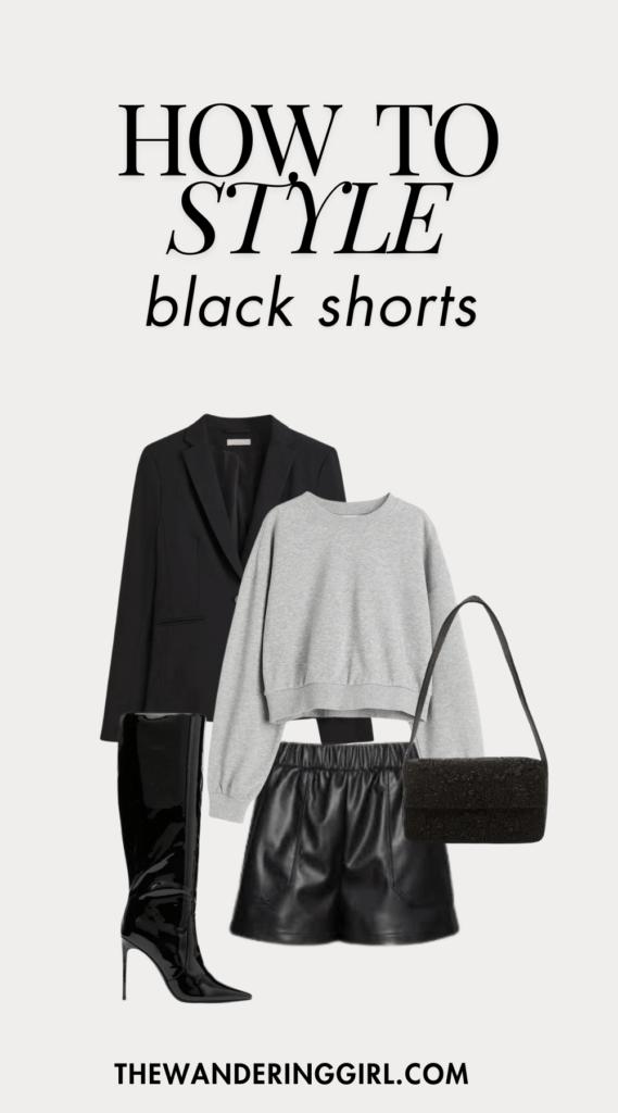 11 Amazing Black Shorts Outfits