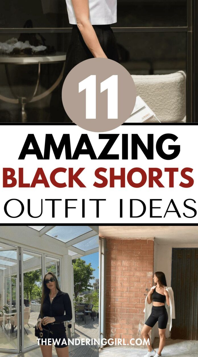 What Goes With Black Shorts