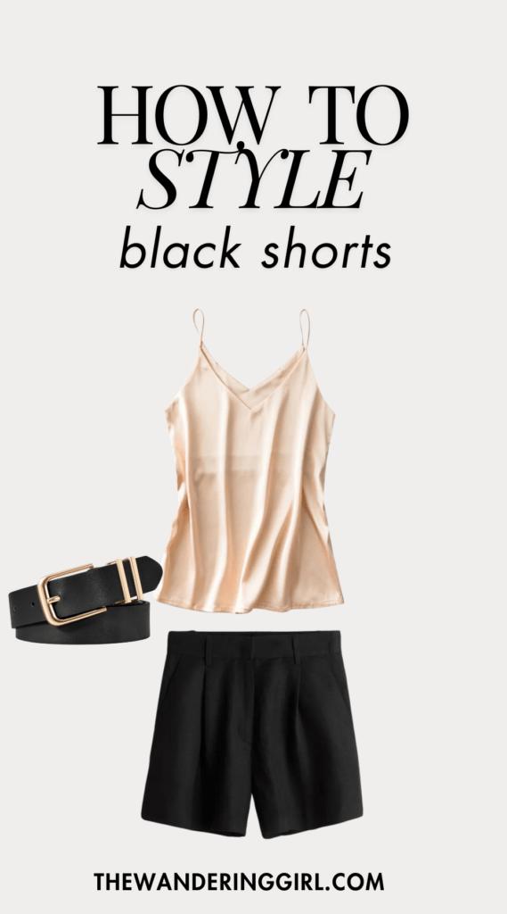 11 Amazing Black Shorts Outfits