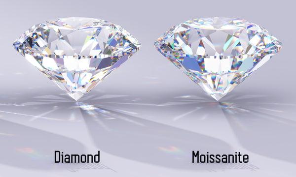 Diamond vs. Moissanite Comparison