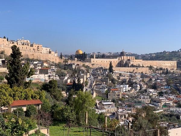 Jerusalem Dome of the Rock from Mount Zion
