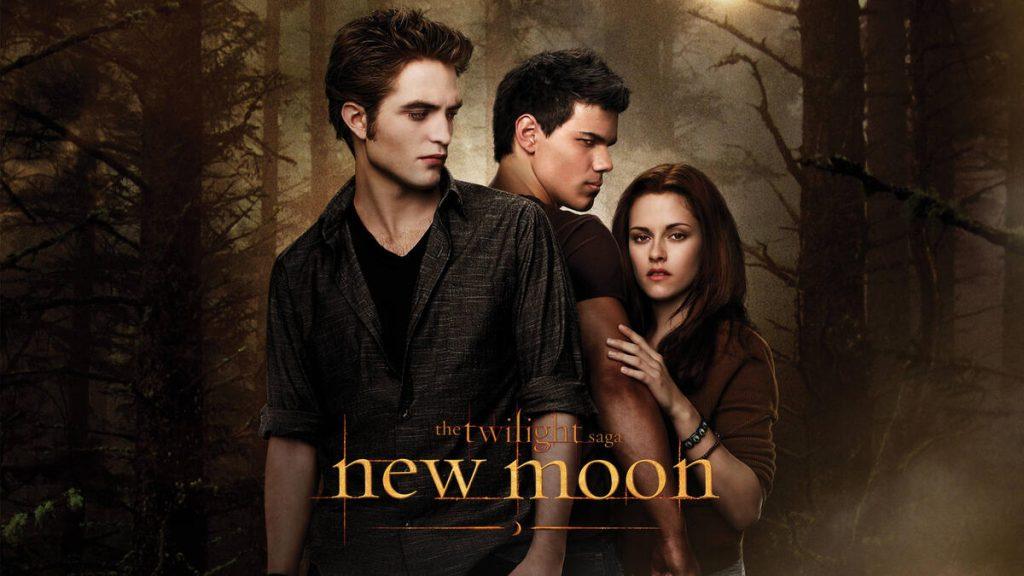 Title art for the second Twilight Saga movie, New Moon.
