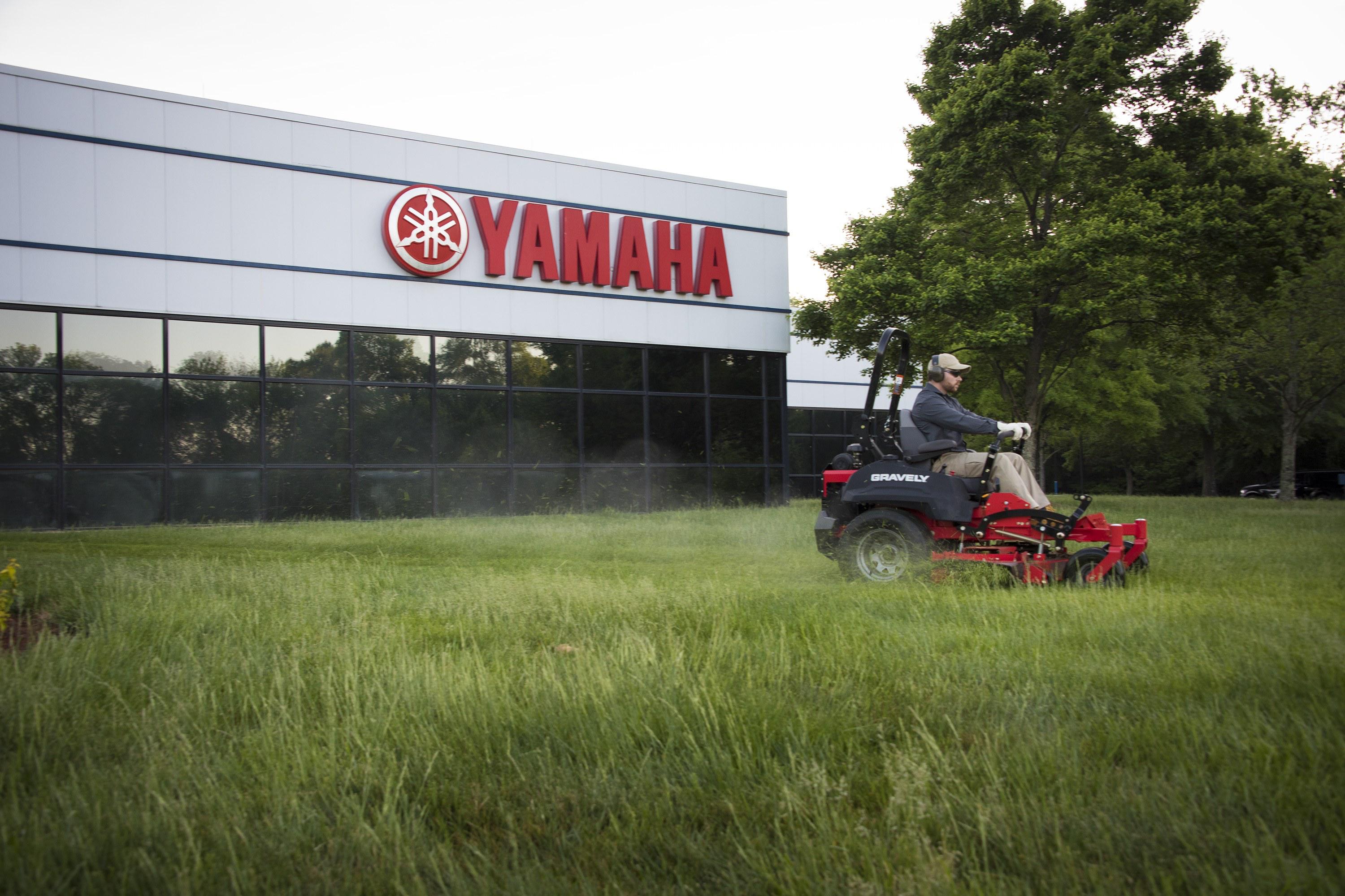 Yamaha worked closely with Gravely throughout the development and testing of its new vertical V-twin engines. Photo: Gravely