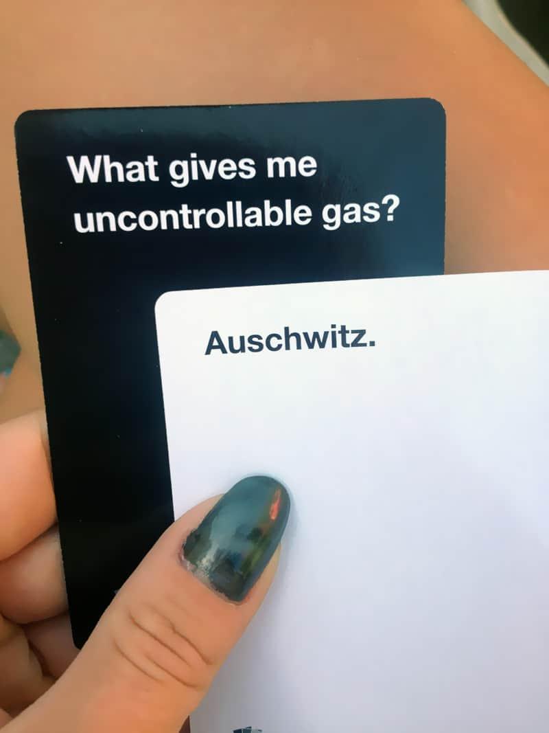 Auschwitz Cards Against Humanity