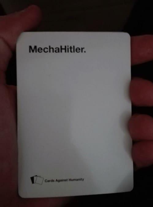Mechahitler Cards Against Humanity