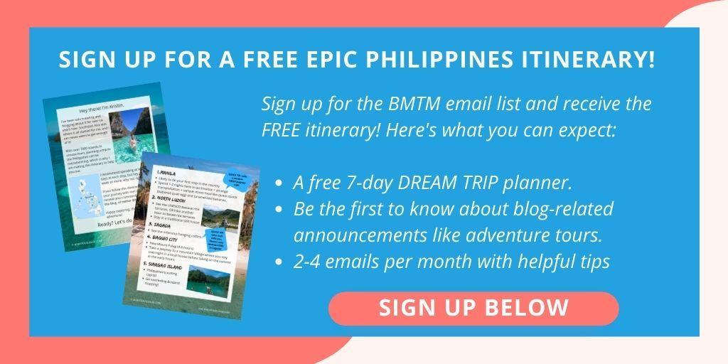 philippines itinerary